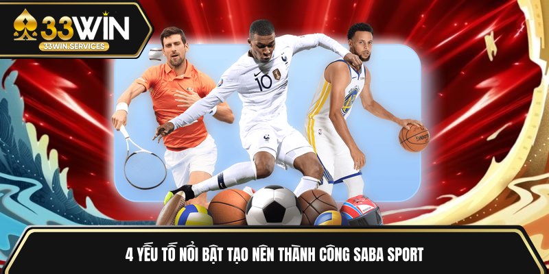 4 yếu tố nổi bật tạo nên thành công Saba Sport